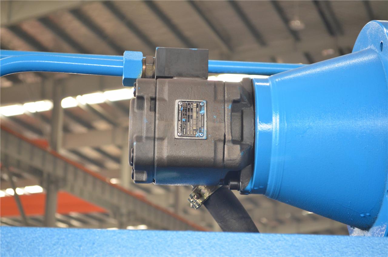 6*3200mmギロチンせん断金属せん断油圧鉄板切断せん断機