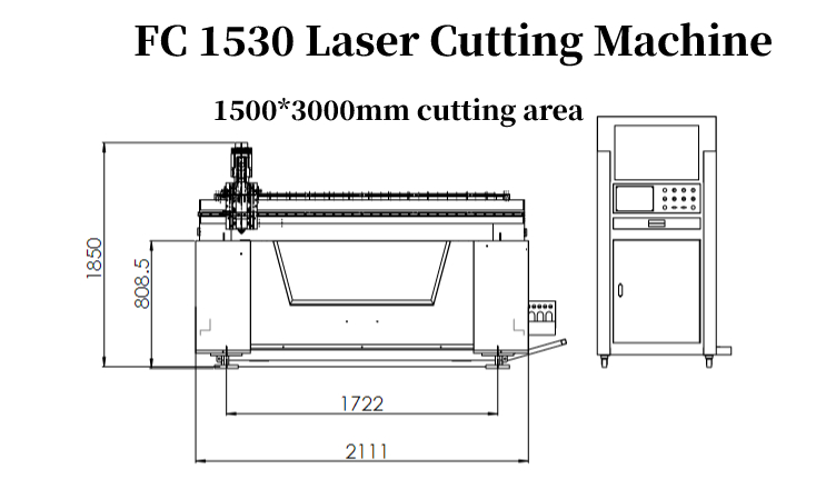 China Industrial Metal Aluminum 1kw 2kw Sheet Metal Fiber Laser Cutting Machine 中国工業用金属アルミニウム1kw2kw板金繊維レーザー切断機