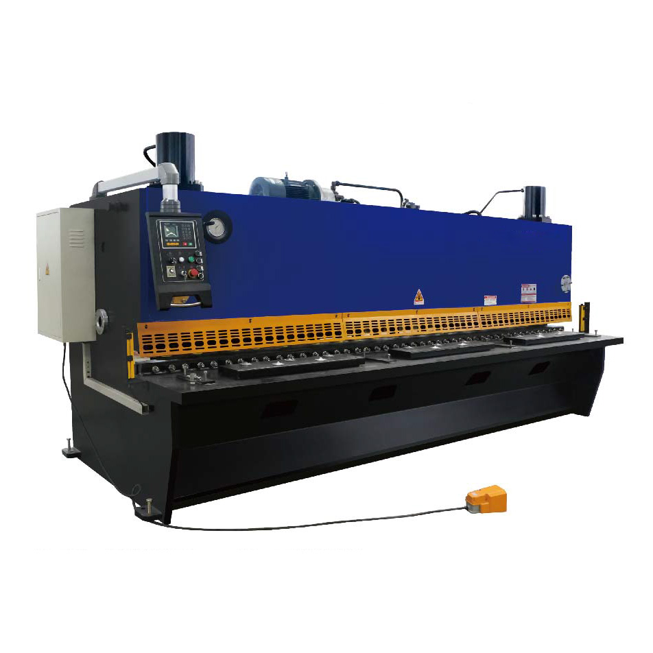 Cnc Nc Hydraulic Press Metal Guillotine Shear Machine For Carbon Stainless Steel Sheet カーボンステンレス鋼板用CNCNc油圧プレス金属ギロチンせん断機