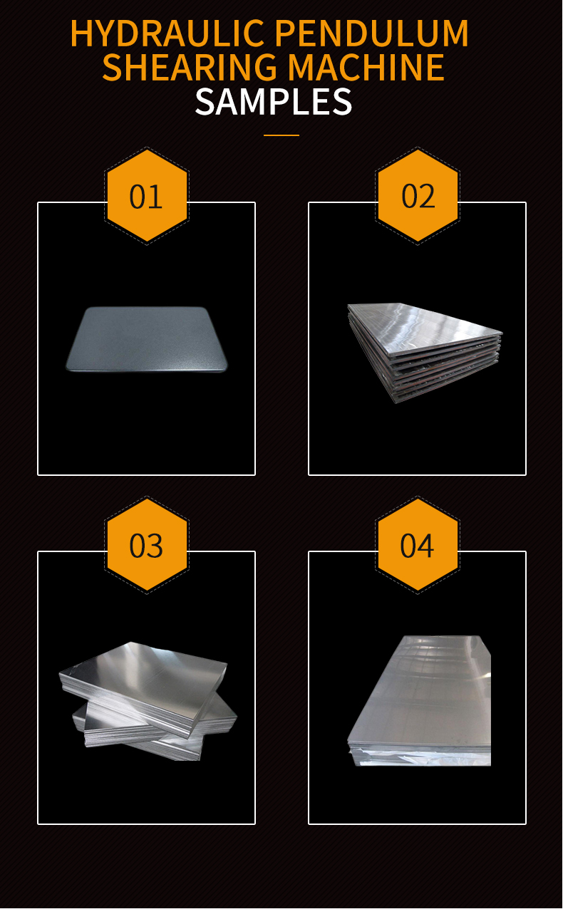 Hydraulic Pendulum Cnc Swing Beam Sheet Metal Plate Shearing Machine 油圧振り子CNCスイングビーム板金プレートせん断機