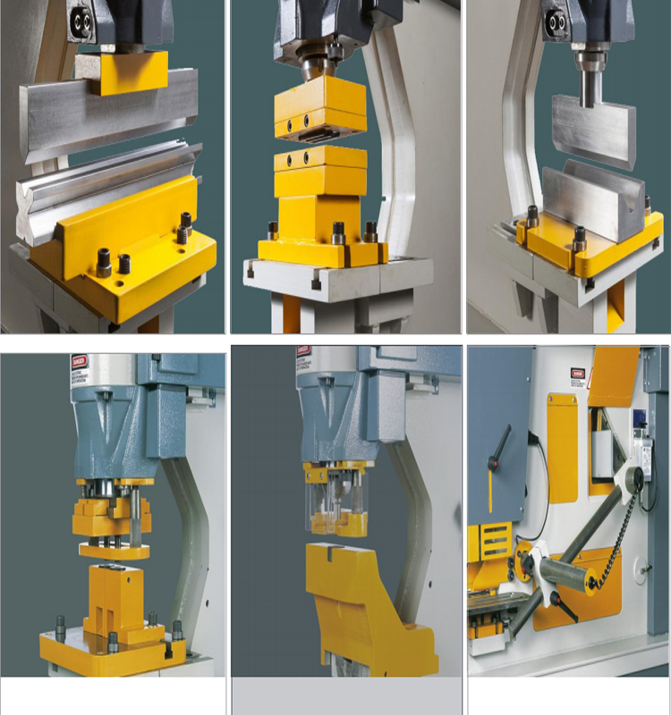 Metal Cutting Hydraulic Steelworkers Machine For Punching Cropping Notching Cutting パンチングクロッピングノッチングカッティング用の金属切削油圧鉄鋼労組