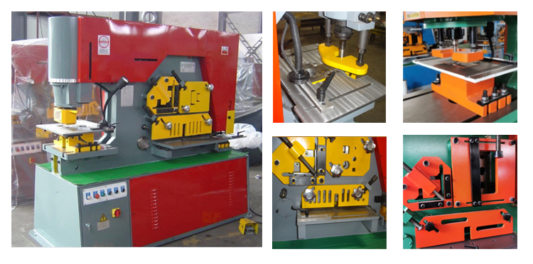Q35y Hydraulic Ironworker Combined Drilling Machine Punching And Shearing Machine Q35y油圧鉄工複合ボール盤パンチングとシャーリングマシン
