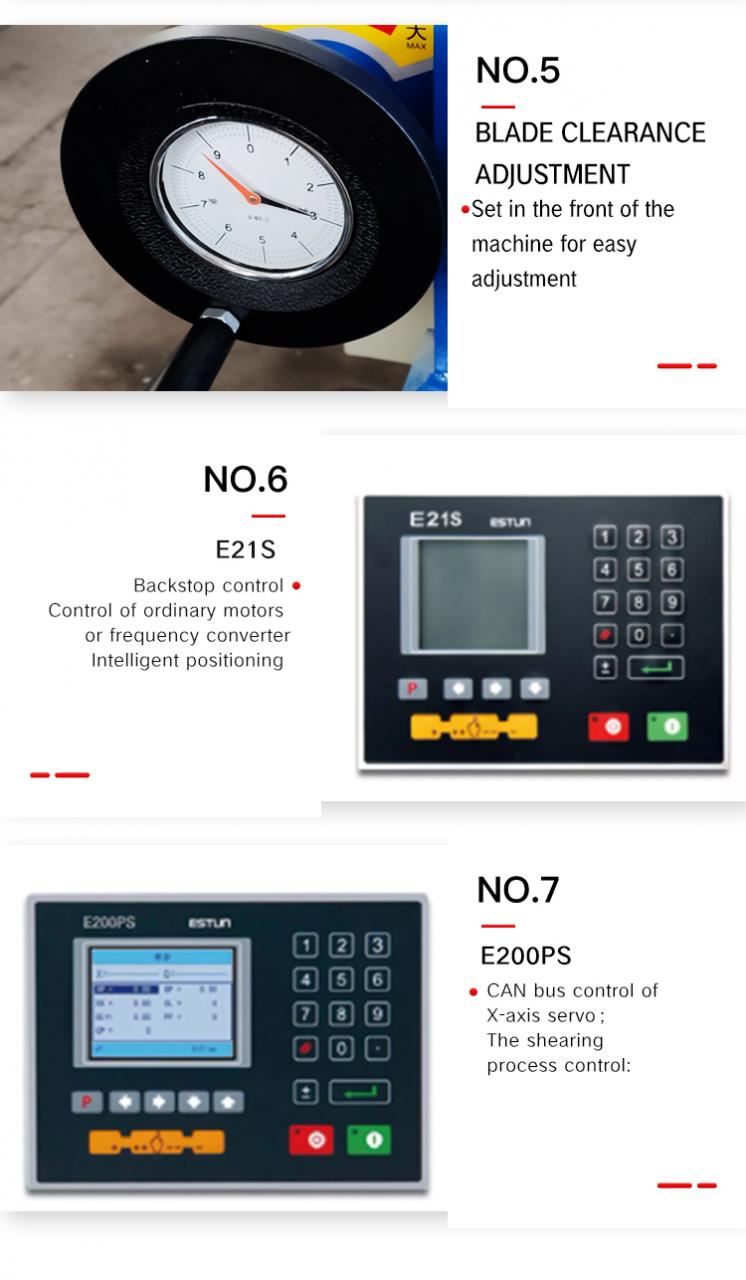 Shear Cutting Machine Guillotine Metal Hydraulic Shearing Machine Qc11Y/K せん断切断機ギロチン金属油圧せん断機Qc11Y/K