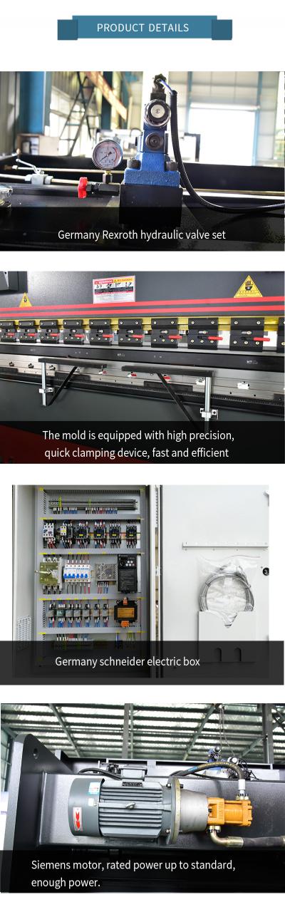 Wc67k-63t/3200 Economical Type Hydraulic Delem Cnc Metal Sheet Bending Press Brake Wc67k-63t/3200経済的なタイプ油圧DelemCnc金属板曲げプレスブレーキ